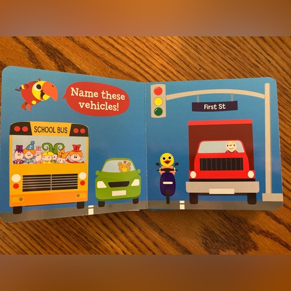 BabyFirst Larry’s Cars & Trucks Board Book for Babies - Picture 3 of 5